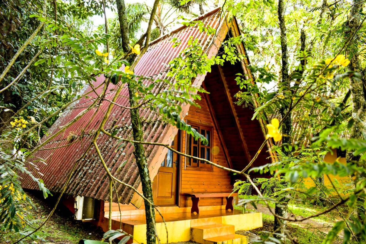 Hotel Vila Dos Alpes Treze Tílias Exterior foto